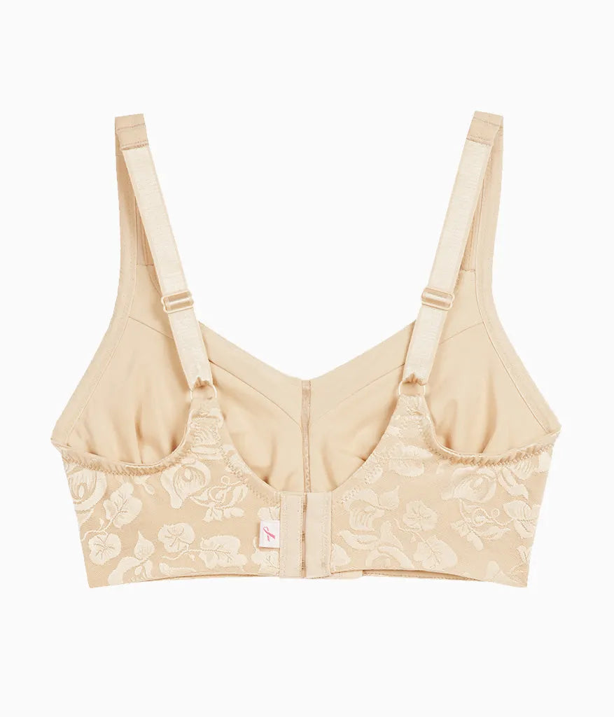 Awareness Full Figure Seamless Wire Free Bra: Sand