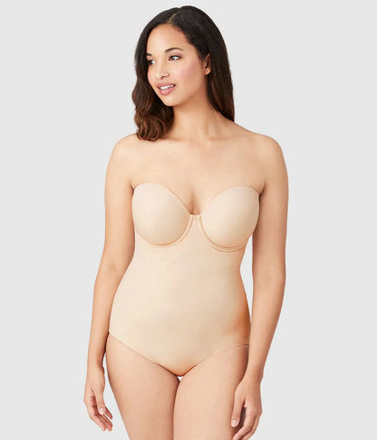 Red Carpet™ Strapless Shaping Body Briefer: Sand