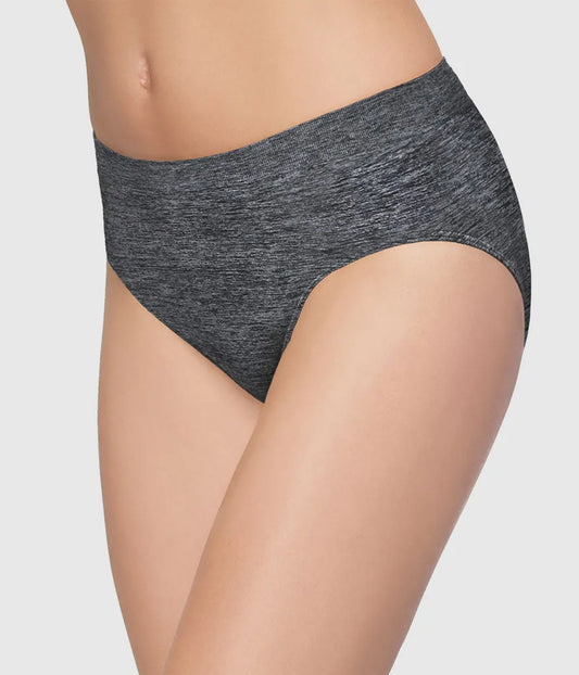 B-Smooth® Seamless Brief: Charcoal Heather
