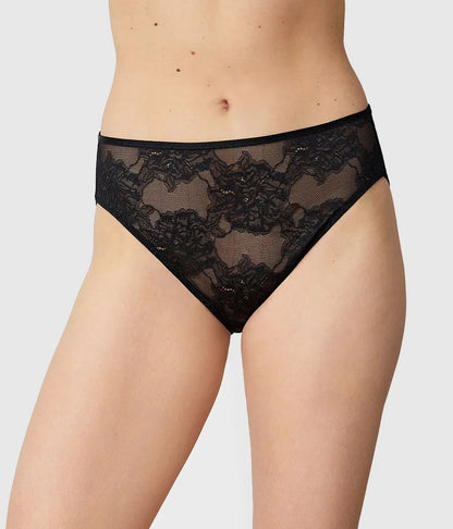 Full Bloom Hi-Cut: Black