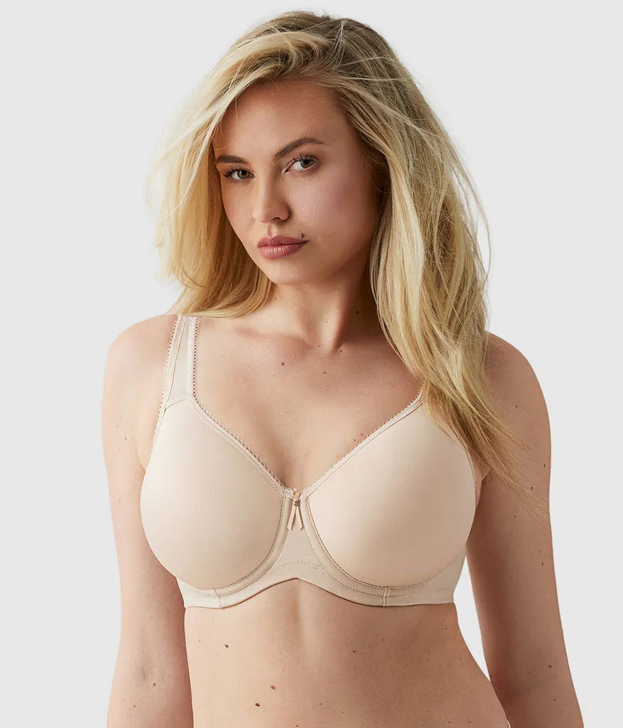 Basic Beauty Spacer Underwire T-Shirt Bra: Sand