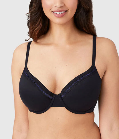 Perfect Primer Underwire T-Shirt Bra: Black
