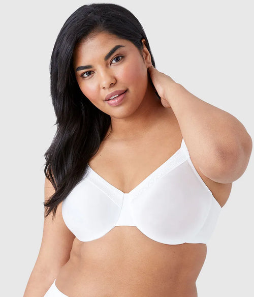 Perfect Primer Full Figure Underwire Bra: White