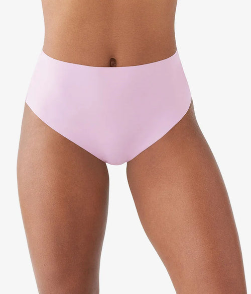 b.bare Hi-Waist Thong: Dawn Pink