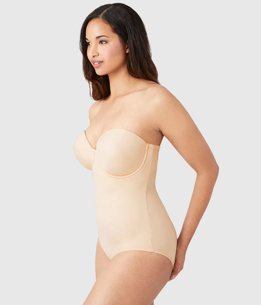 Red Carpet™ Strapless Shaping Body Briefer: Sand