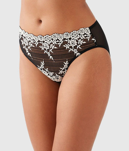 Embrace Lace® Hi-Cut: Black
