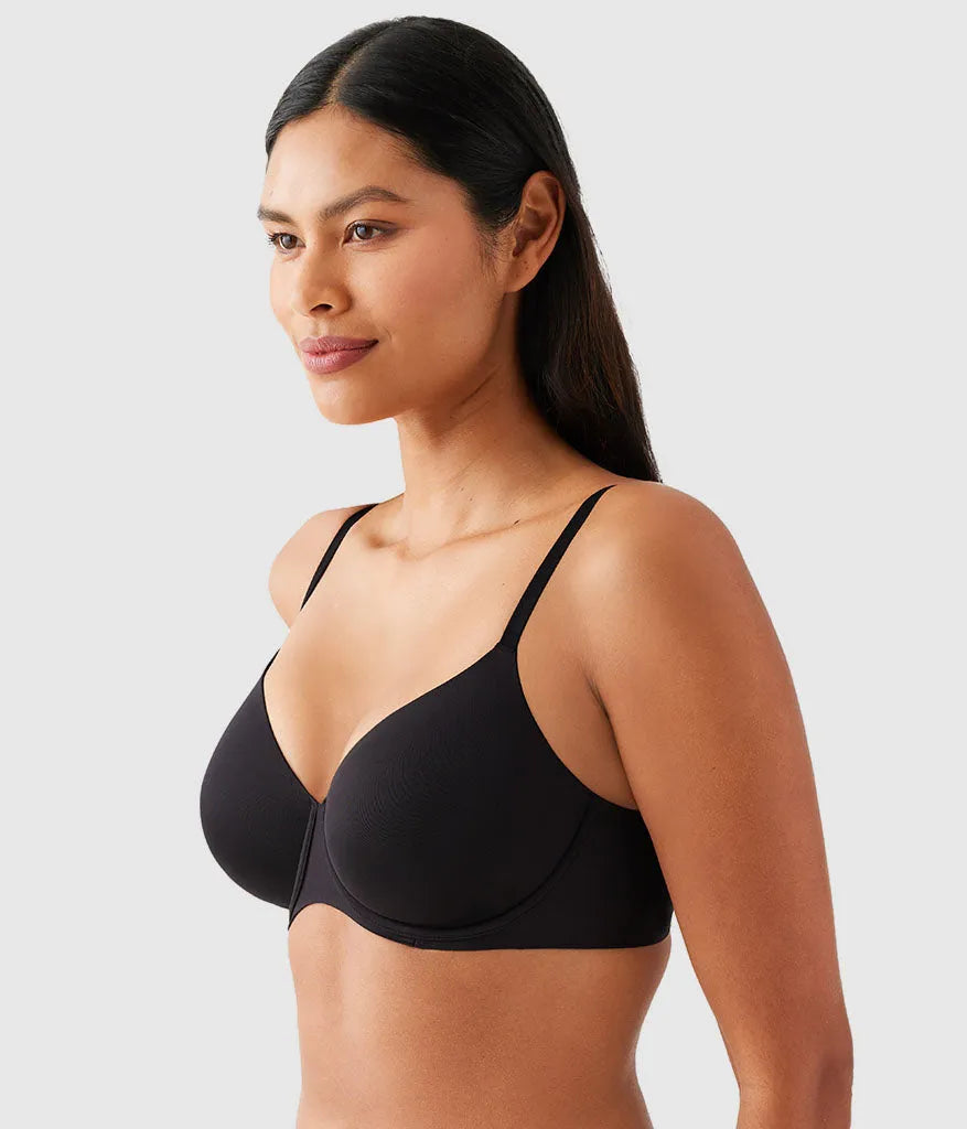 Sleek Standard Underwire Bra: Black