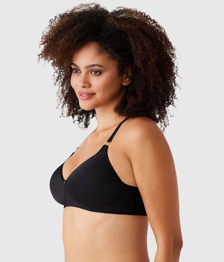 Simply Done Wire Free T-Shirt Bra: Black