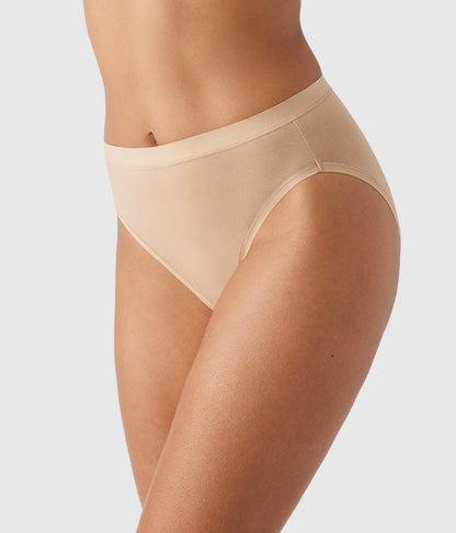 Understated Cotton Hi-Cut: Praline