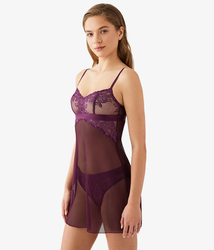 Opening Act Chemise: Potent Purple