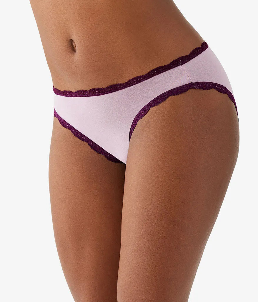 Inspired Eyelet Bikini: Dawn Pink