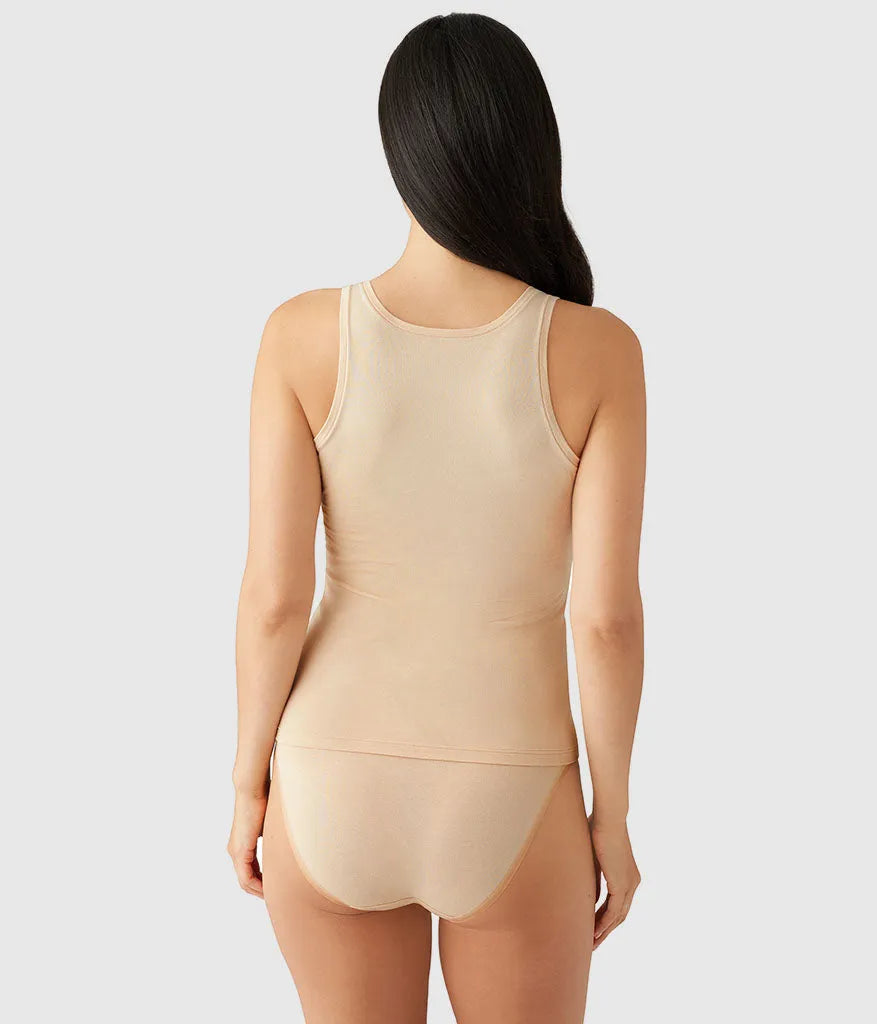 Understated Cotton Tank: Sand