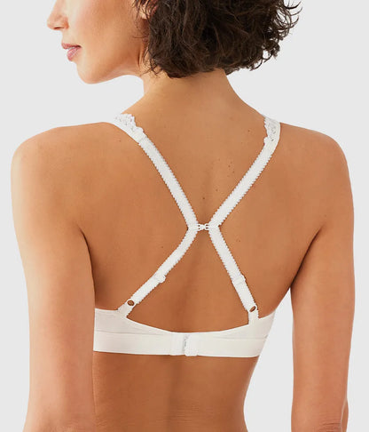 Embrace Lace® Wire Free Bralette: Delicious White