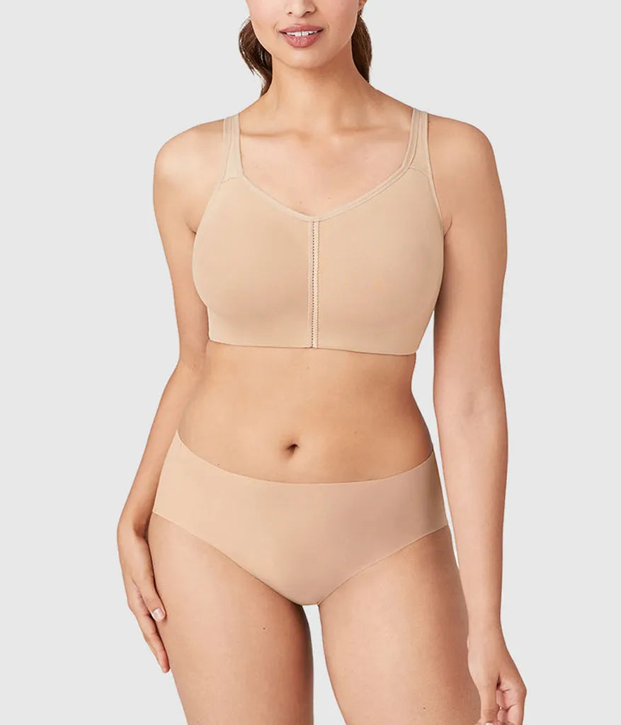 Casual Beauty Wire Free Bra: Toast