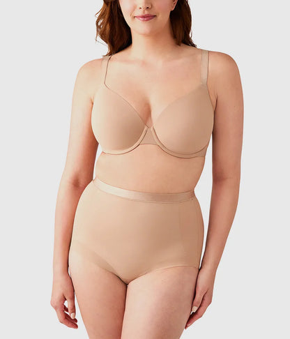 Shape Revelation® Shallow Top Underwire T-Shirt Bra: Praline
