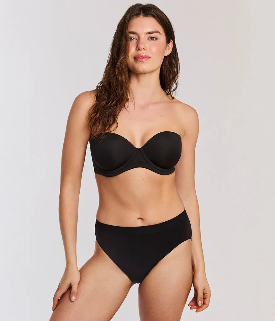 Red Carpet™ Strapless Underwire Bra: Black