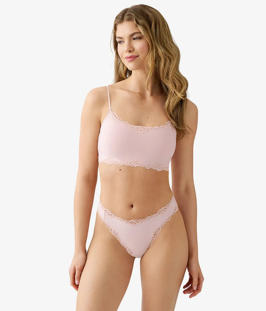 Future Foundation with Lace Bralette: Rose Smoke