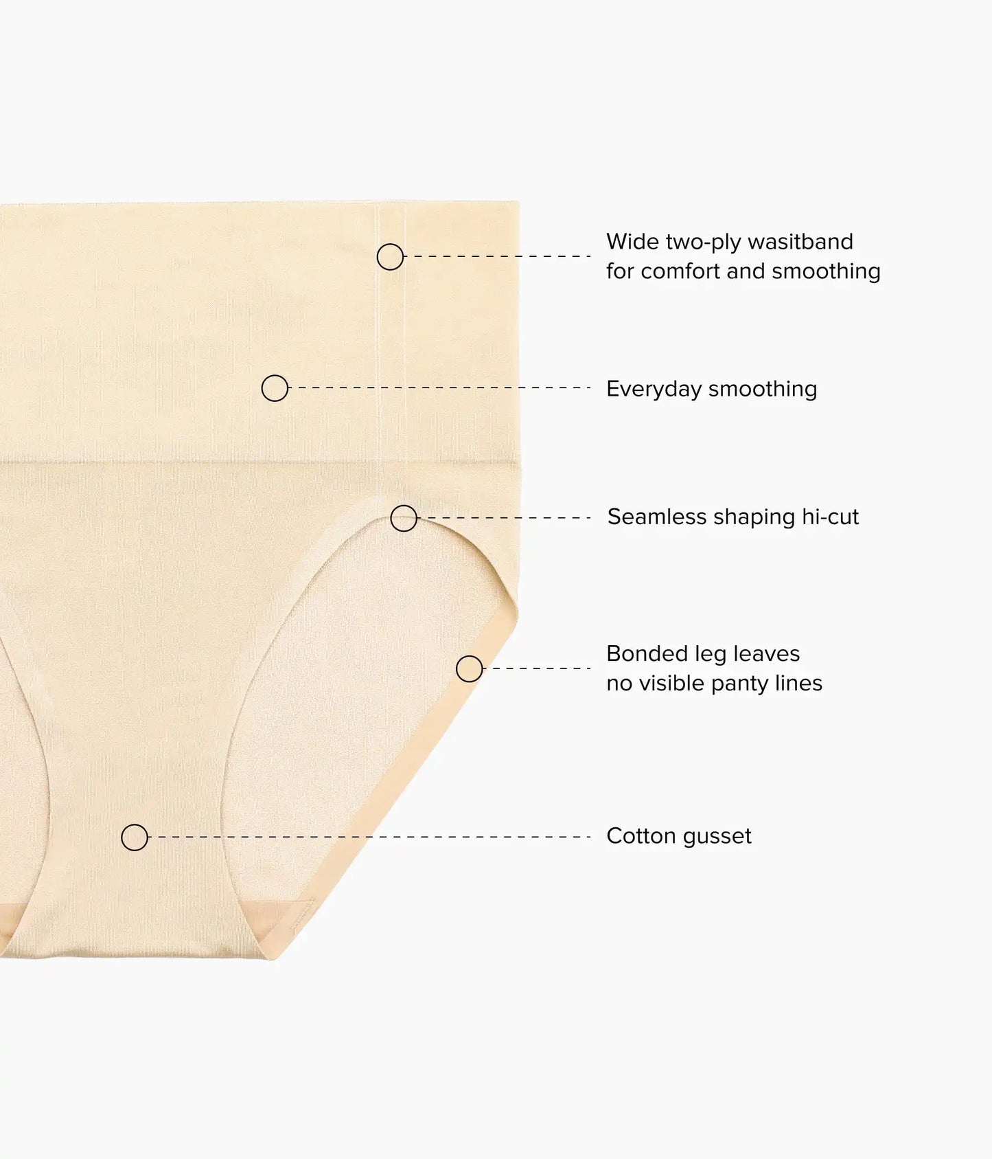 Smooth Series™ Shaping Hi-Cut: Sand