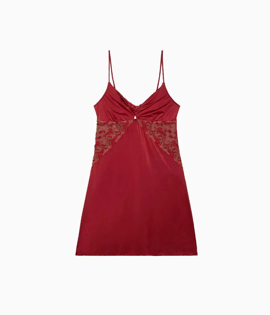 Dramatic Interlude Chemise: Deep Red