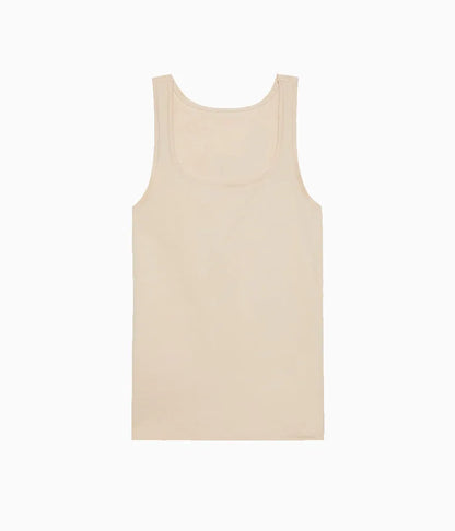 Understated Cotton Tank: Sand