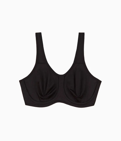 Simone Sport Underwire Bra: Black