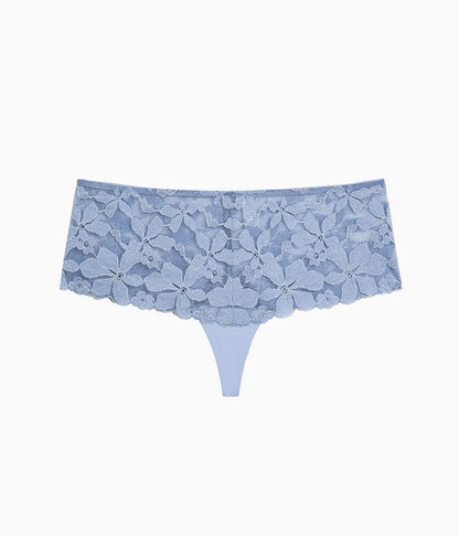Feeling Famous Tanga: Country Blue/Bright White