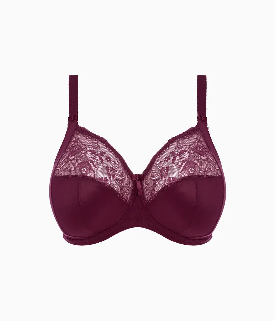 Morgan Stretch Banded Underwire Bra: Blackberry