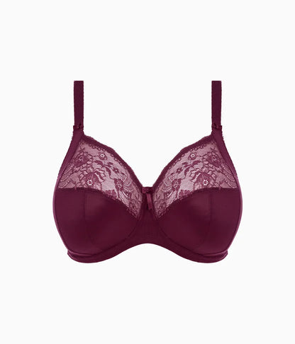 Morgan Stretch Banded Underwire Bra: Blackberry