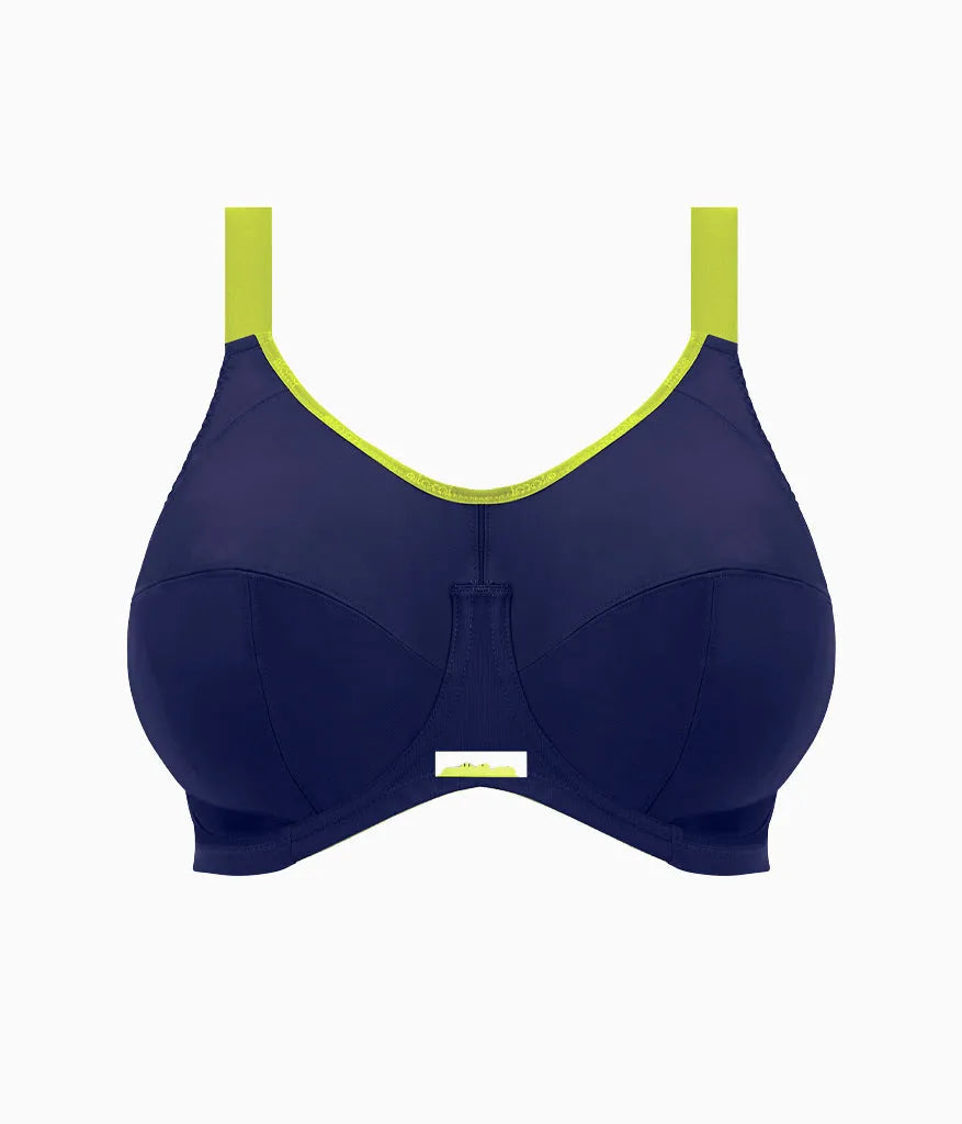Energise Full Figure Underwire Sport Bra: Navy