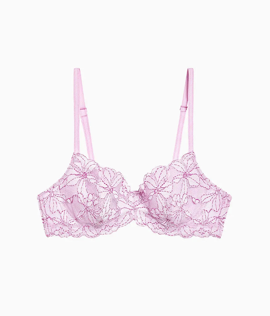 Feeling Famous Balconette Contour Bra: Pink Lavender/Very Berry