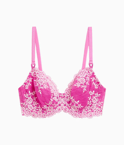 Embrace Lace® Underwire Bra: Wild Azalea/Cradle Pink
