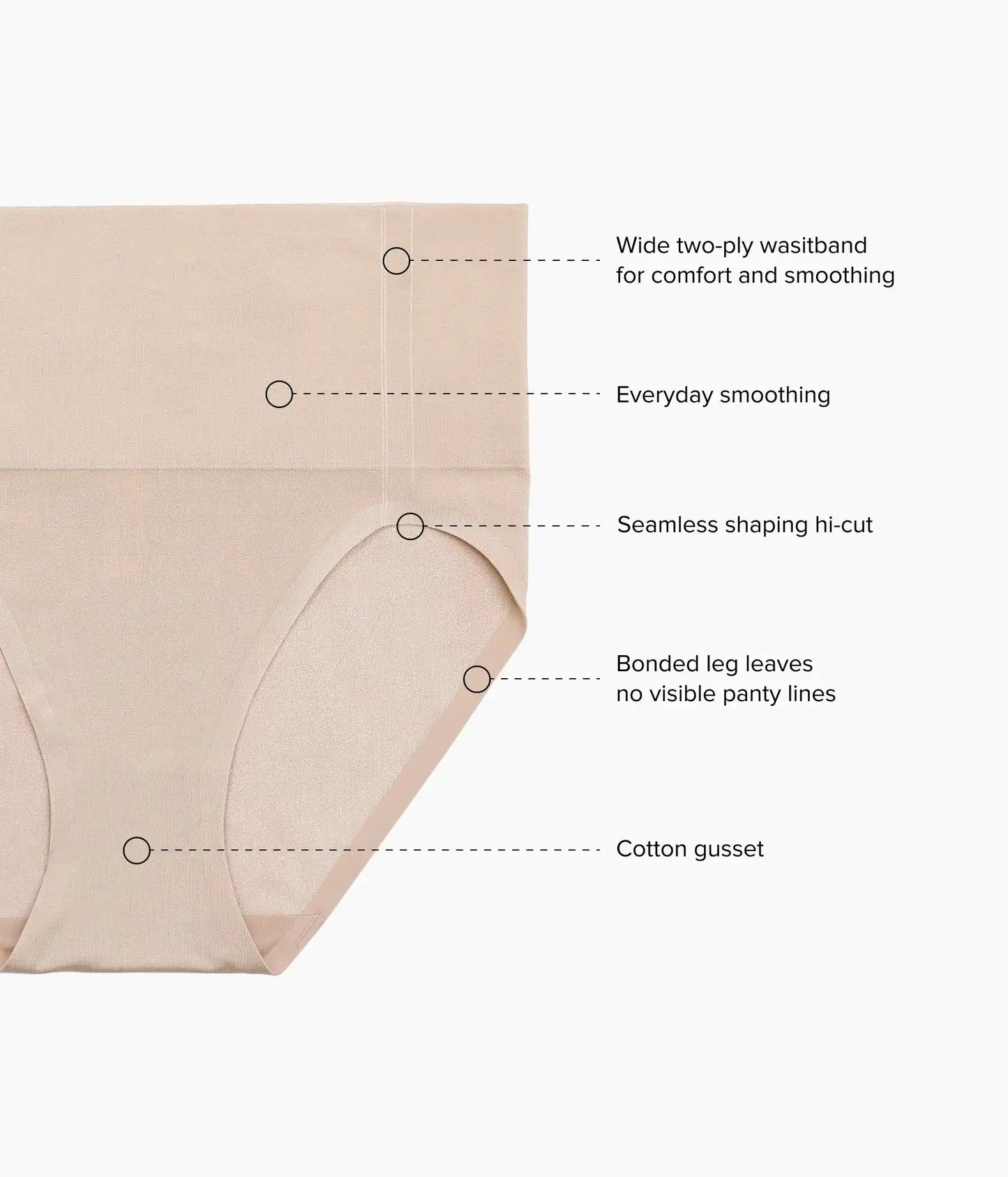 Smooth Series™ Shaping Hi-Cut: Roebuck