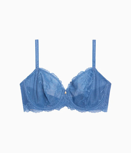 Vivid Attraction Underwire Bra: Blue Horizon