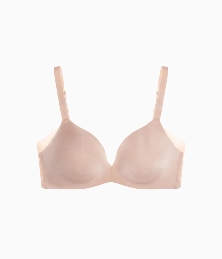Ultimate Side Smoother Wire Free T-Shirt Bra: Sand