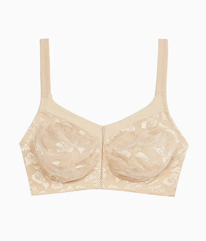 Awareness Full Figure Seamless Wire Free Bra: Sand