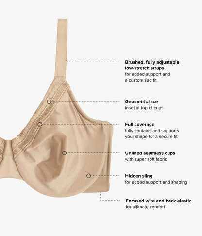 Perfect Primer Full Figure Underwire Bra: Roebuck