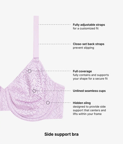 Inside Job™ Underwire Bra: Lavender Sage