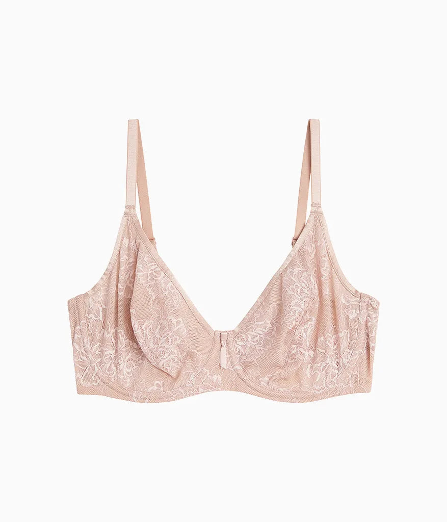 Full Bloom Underwire Bra: Rose Dust