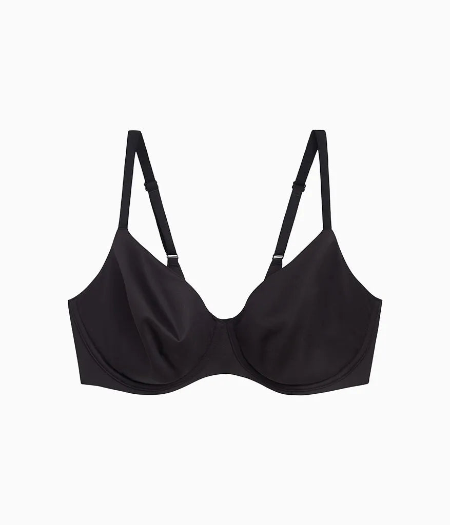 Sleek Standard Underwire Bra: Black