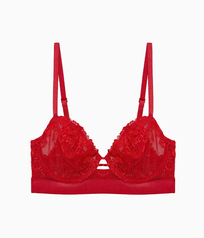 Opening Act Underwire Bra: Haute Red