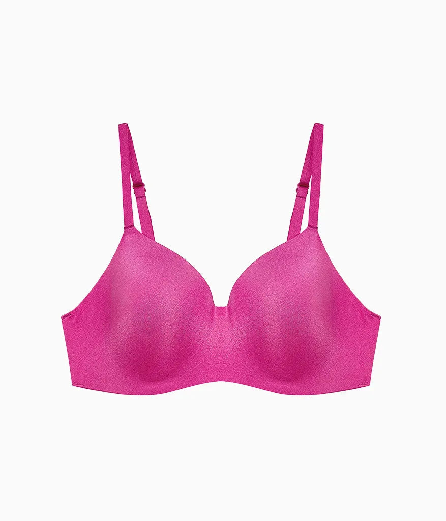 Spotlight Wire Free T-Shirt Bra: Fuchsia Red