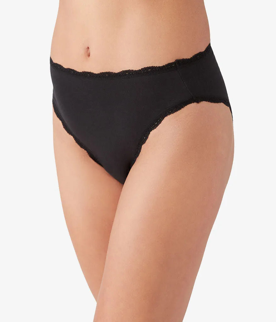 Inspired Eyelet Hi-Leg Panty Pack: White/White/Night