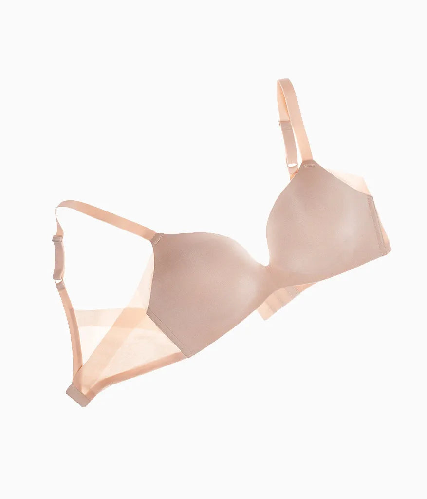 Ultimate Side Smoother Wire Free T-Shirt Bra: Sand