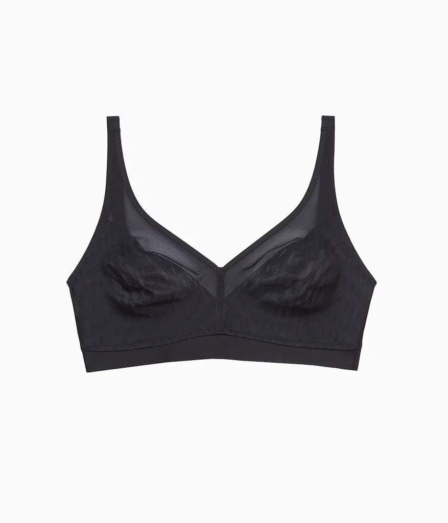 Elevated Allure Wire Free Bra: Black