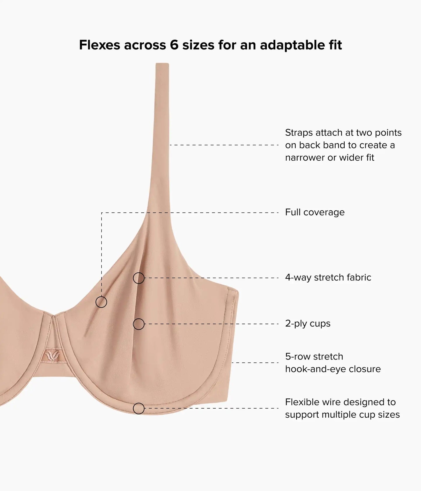 Ever Flexing™ Underwire Bra: Roebuck