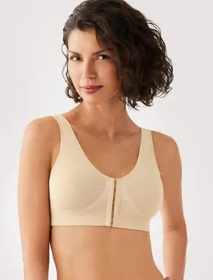 B-Smooth® Front Close Bralette: Sand