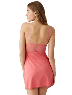 No Strings Attached Chemise: Blush Pink