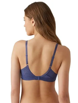 Future Foundation Wire Free T-Shirt Bra with Lace: Purple Impression