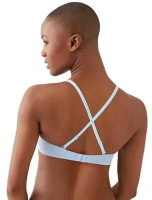 Cotton To A Tee Plunge T-Shirt Bra: Raspberry Sorbet