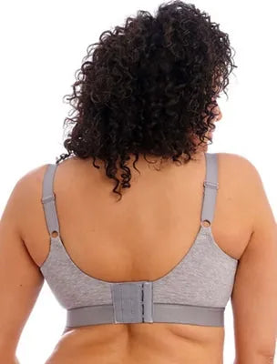 Downtime Wire Free Bralette: Grey Marl
